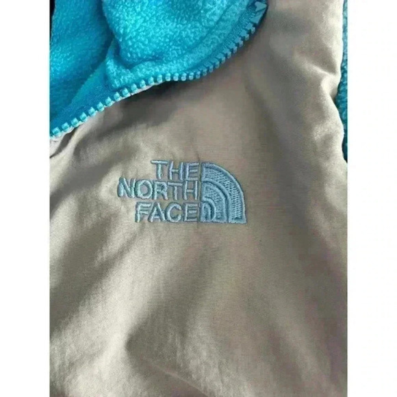 The North‎ Face Girls Youth XS 5 Zip Jacket Blue Fleece Polartec Full Zip - Picture 3 of 4